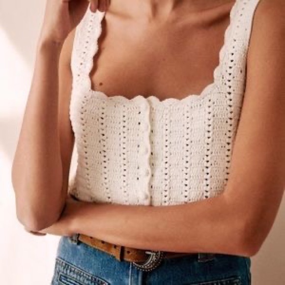 COPY - Sezane Zelie Knit Top - Picture 2 of 5